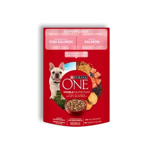 Alimento humedo purina one sobre