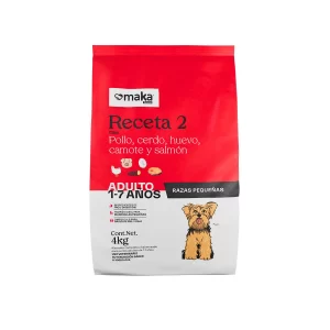 Maka receta 2 Adulto Razas pequeñas